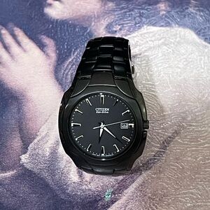 Citizen Eco-Drive Black Dial Watch